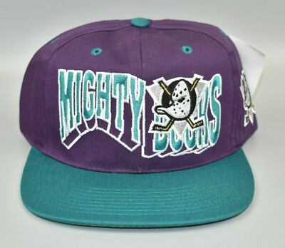 Anaheim Mighty Ducks NHL Vintage 90's GCC The Wave Snapback Cap