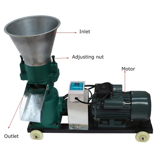 220V Farm Animal Feed Pellet Mill Machine Press Pelletizer 8mm 150kg/h - Picture 7 of 24