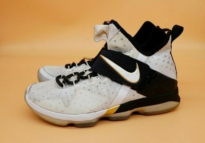 lebron 14 black and gold