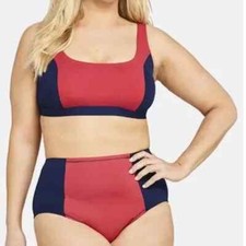 NWT Lands' End / Draper James  Swimsuit Bottom  18W  54.95  Colorblock