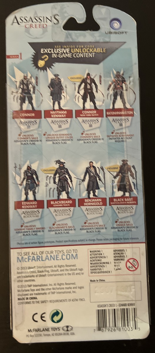 Edward Kenway Assassins Creed Action Figure McFarlane Toys