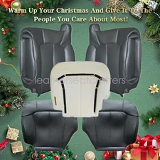 For 1999-2002 Chevy Silverado GMC Sierra Driver Passenger Seat Cover Dark Gray