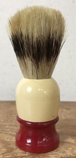 Vintage 1950s Ever-Ready C40 Cream Red Sterilized Badger Shaving Cream Brush