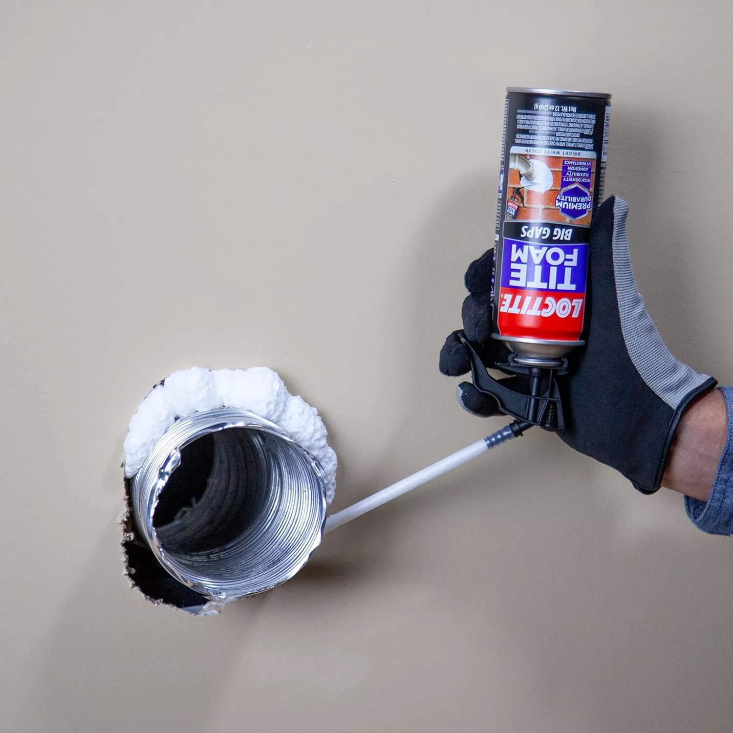 Tite Foam Big Gaps Spray Foam Sealant, Polyurethane Expanding Foam Insulation - 