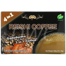 NEW Ganoderma Reishi Coffee 4 in 1 Ganoderma Reishi Coffee 10 bags/box 18g each
