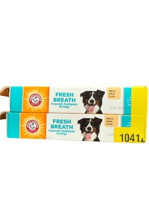Arm & Hammer Fresh Breath Vanilla Ginger Toothpaste - (2.5 oz*2) Pack of 2.