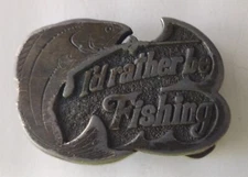 The Great American Buckle Co. 1978 Limited Edition Made In USA Fish Belt Buckle