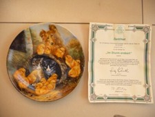 Sammelteller Katzenteller Vohenstrauss Porzellan Wandteller Katzen