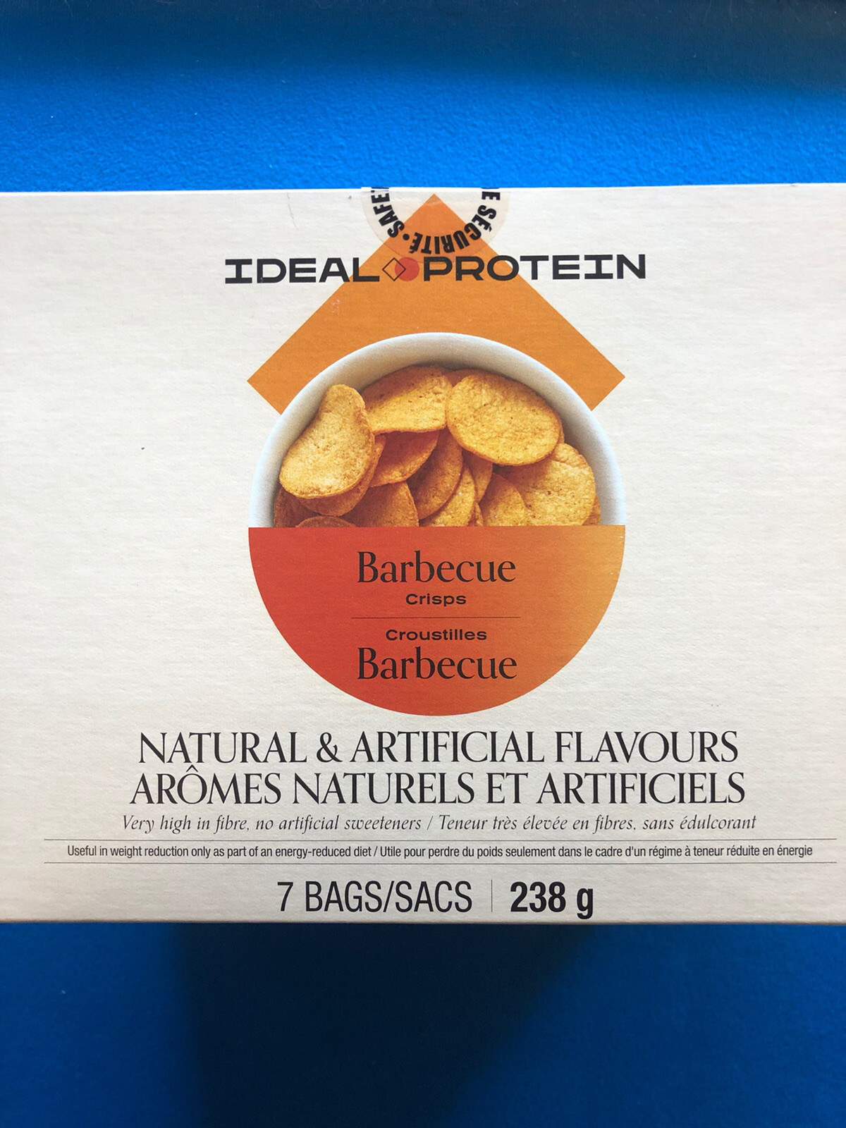 Ideal Protein Barbecue Crisps 7 Packets EXP 3/28/24 FREE SHIPPING