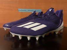 Crampons De Football ADIDAS Adizero Scorch 2 SM - Taille US 12.5 (47 1/3 EU) - Violet/or - Neuf Sans Boîte