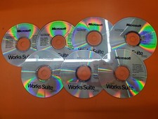                 USED Microsoft Works Suite 2000 Set Discs 1-7 Discs Only