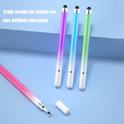 2 in 1 Universal Stylus Screen Pen For iPhone iPad USD Tablet Phone Z3C1 - Afbeelding 18 van 27