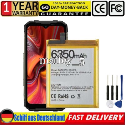 Akku für DOOGEE S96 pro BAT20ZN1296350 6350mAh/24.45WH 3.85V Li-ion