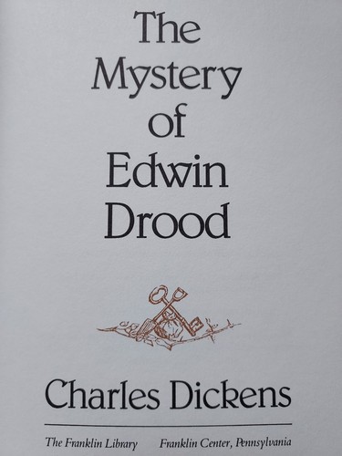 Franklin Library The Mystery of Edwin Drood LIKE NEW Charles Dickens Classic HC - Picture 10 of 16