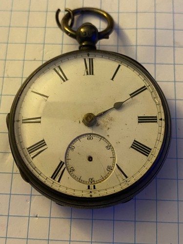 Orologio da tasca vintage, parti non funzionanti riparazione - Foto 1 di 5