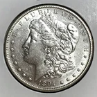 U.S. Morgan Dollar AU 1891-S
