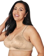 Playtex 18 Hour Ultimate Lift & Support Wireless Bra Nude 38DD Style #4745 ~ NEW