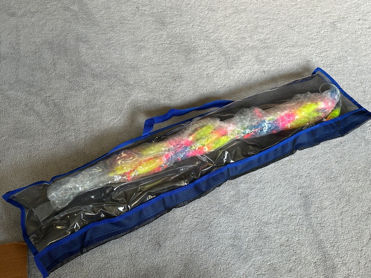 Multicolor Trolling Spreader Bar with Bag for Tuna Fishing NEW