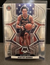 2021-22 Mosaic Basketball National Pride Base #257 Scottie Barnes Rookie Raptors