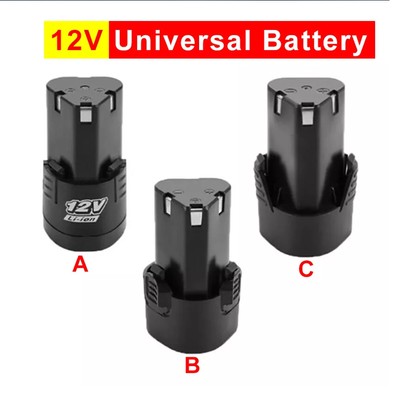 Rechargeable Li-ion Battery for Electric Screwdriver Drill 1300mAh 12V New