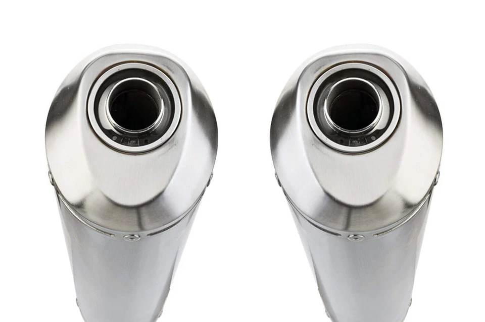 Escape doble Slip-on Satinox Honda CBF 1000 2006-2009 Foto 3 de 4