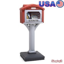 Indoor Outdoor Little Library Box Easy Assembly Durable Weatherproof Design New