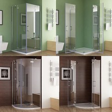 Duschkabine Dusche Duschabtrennung Eckeinstieg Viertelkreis Duschtür Scharnier J