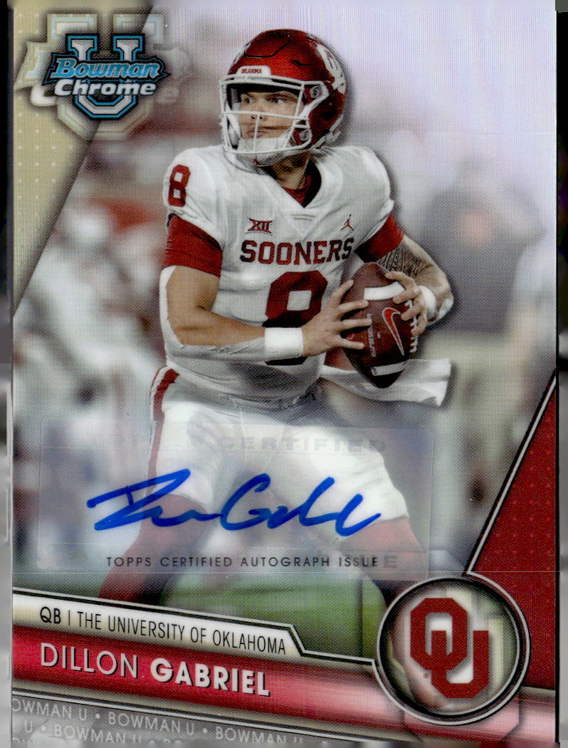 2023 Bowman University Chrome #150 Dillon Gabriel Autograph Refractor #/499