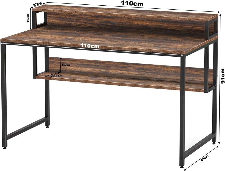 Computer Desk Laptop PC Study Table Writing Home Office Desk