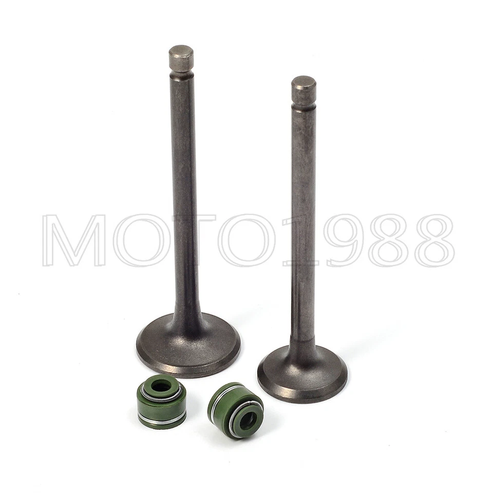 Válvulas de escape de admisión de motor con sello para Honda CRF80F XR80R/100R XL80S XR80/75 Foto 3 de 4