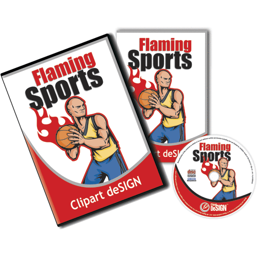 SPORT CLIPART-VINYLSCHNEIDER PLOTTER VEKTOR CLIP ART-SIEBDRUCK BILDER EPS CD - Bild 1 von 1