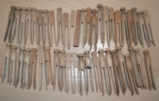 Lot Of 45 Vintage Wooden Clothes Pins