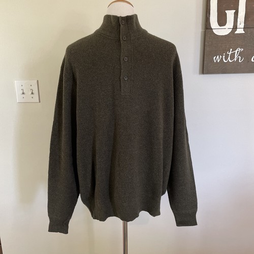 Polo Ralph Lauren Henley Merino Wool Sweater XXL Gem