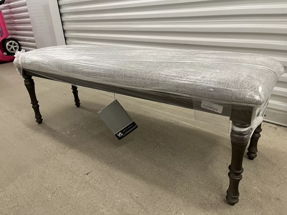 Signature Ashley Upholstered Dining Bench Brand New Grayish Brown