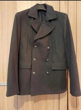 French Connection Military Style Winter Coat Forest Green Mens Medium 38/40 