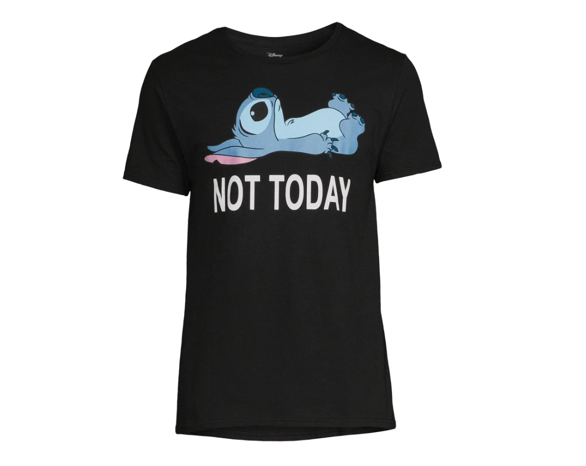 Disney Men's Stitch Not Today Graphic Tee Size XL (46/48)
