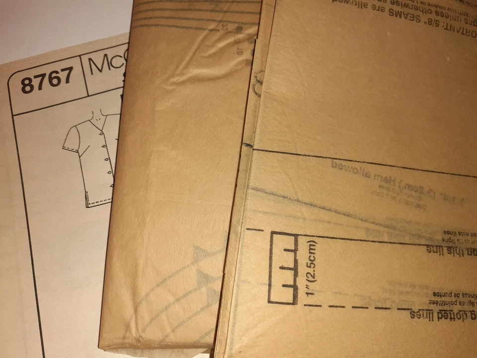 Button Top Pull On Pants Shorts Stitch N Save 8767 Sewing Pattern 16 18 20 22 - Image 3 of 4