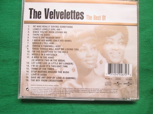 THE VELVELETTES - THE BEST OF - MOTOWN - SPECTRUM 2001 - CD - Bild 2 von 2