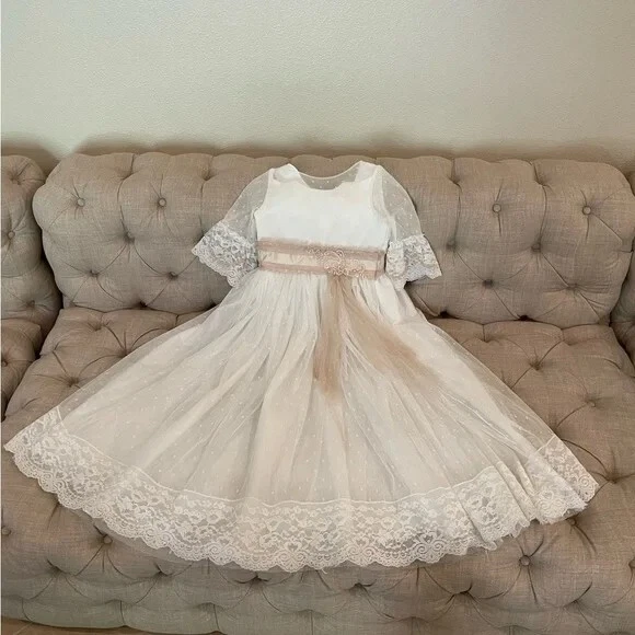 4t formal dresses White Dress Size Wear for Girls for sale Halloween Glam