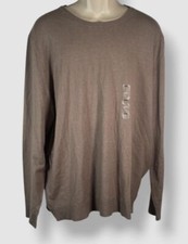 Alfani Men's Gray Solid Crew-Neck Pullover Sweater Size XXL