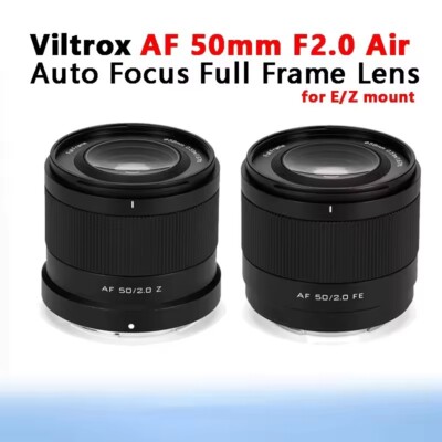 Viltrox AF 50mm F2.0 Auto Focus Full Frame Prime Lens for Sony E/Nikon Z-Mount