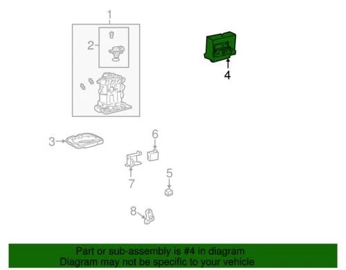 Motor de válvula moduladora de presión ABS Chevrolet Buick 1995-2001 genuino GM 91172172 Foto 2 de 2