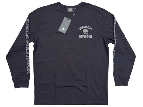 Camisa Harley Davidson Para Hombre Willie G Calavera Manga Larga Talla XL ¡NUEVA CON ETIQUETAS! - Imagen 2 de 7