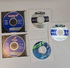 Older Tax Preparation Software - Lot of 4 - Years 2003 - 2006 - 2007 + MS Money 