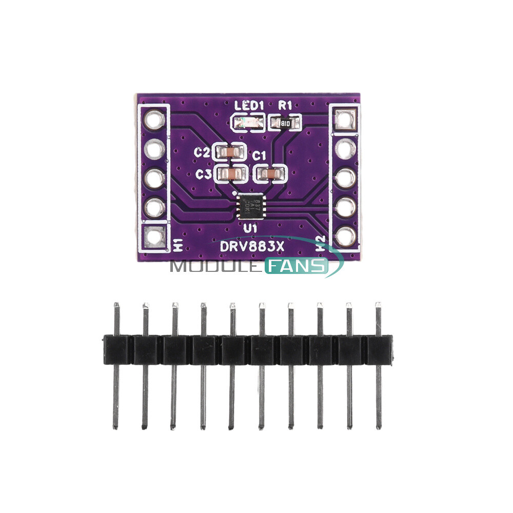 DRV8837 1/2 Way DC H-Bridge Motor Driver Module 1.8A Stepper Motor