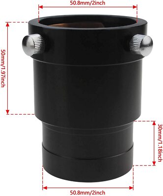 1,25 Inch tot 2 Inch Telescoop Oculair Mount Adapter Draad M28.6 * 0.6mm voor 1.25 Inch Mount van telescopen
