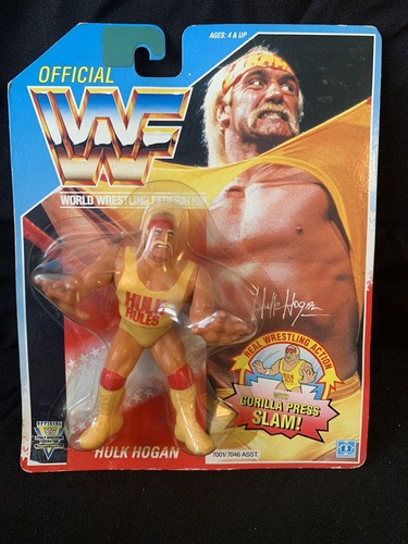 Hulk Hogan 1991 WWF Action Figure By Hasbro Vintag...