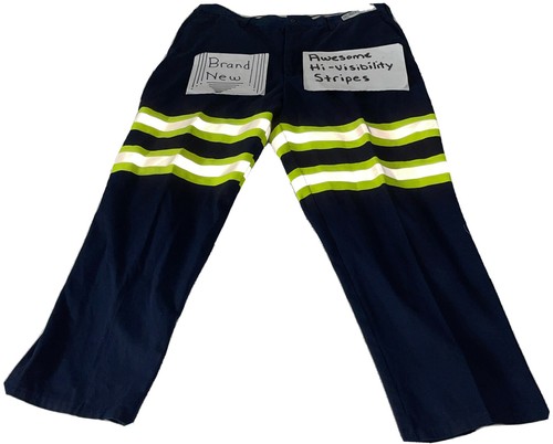 NEW Cintas 59945-20 Comfort Flex Size Mens 36X34 Navy Blue Hi-Vis Work pant J183 - Picture 4 of 24