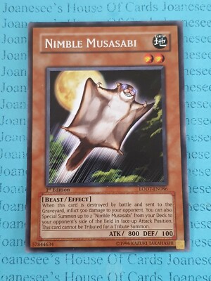 Nimble Musasabi LODT-EN086 Rare Yu-Gi-Oh Card 1st Edition New