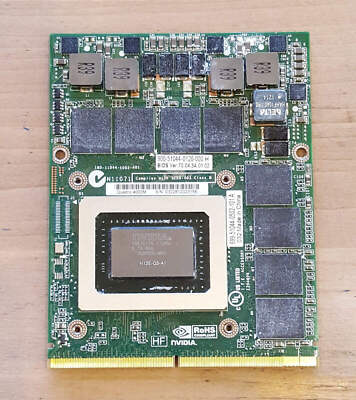 HP 8770W 8760W Dell M6600 M6700 NVIDIA QUADRO 3000M 4000M  2GB VGA Video Card